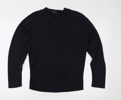 Woolworths Mens Blue  Knit Pullover Jumper Size M