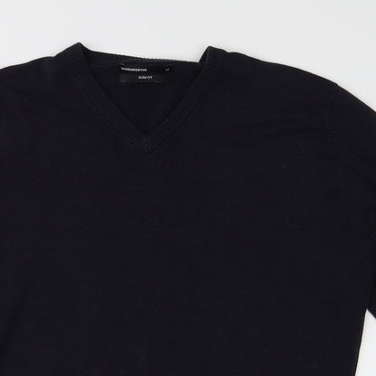 Woolworths Mens Blue  Knit Pullover Jumper Size M