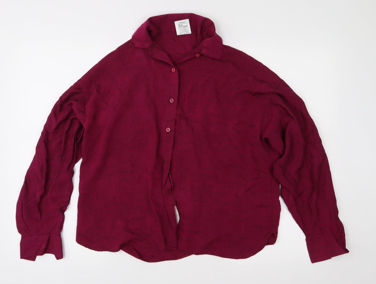 Preworn Womens Pink   Basic Blouse Size 14