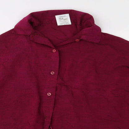 Preworn Womens Pink   Basic Blouse Size 14