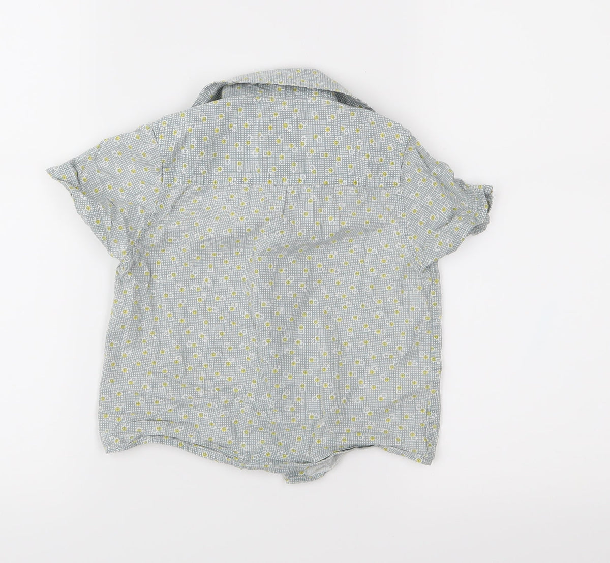 John Lewis Boys Grey Check  Basic Button-Up Size 3 Years