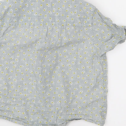 John Lewis Boys Grey Check  Basic Button-Up Size 3 Years