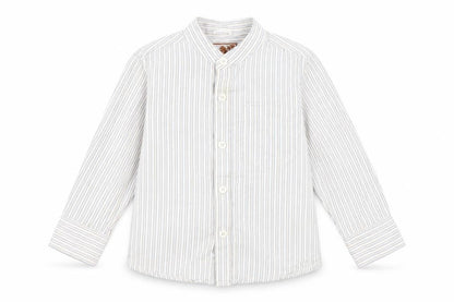 Next Boys Blue Striped  Basic Button-Up Size 3 Years