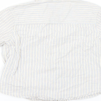 NEXT Boys Blue Striped  Basic Button-Up Size 3 Years
