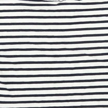 Gap Womens Blue Striped  Basic T-Shirt Size XS
