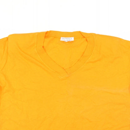 express tricot Womens Orange   Basic T-Shirt Size S