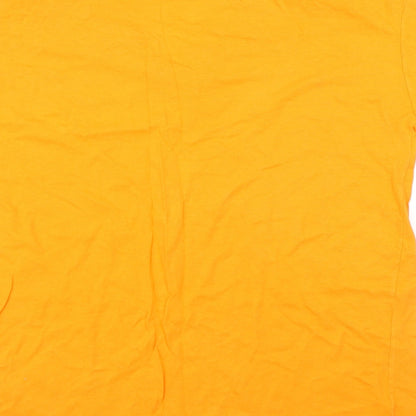 express tricot Womens Orange   Basic T-Shirt Size S
