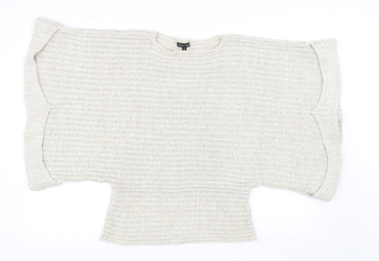 Brave Soul Womens Ivory   Pullover Jumper Size S