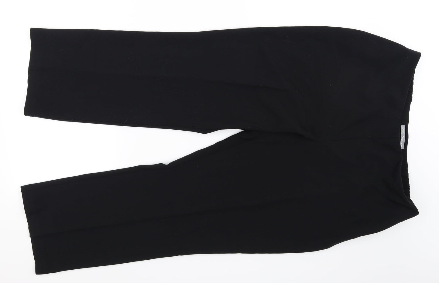 Womens UK Size 16 Marks and Spencer Regular Fit  Black Trousers