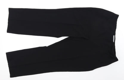 Womens UK Size 16 Marks and Spencer Regular Fit  Black Trousers