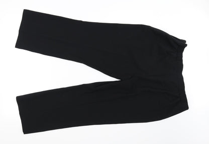Womens UK Size 16 Marks and Spencer Regular Fit  Black Trousers