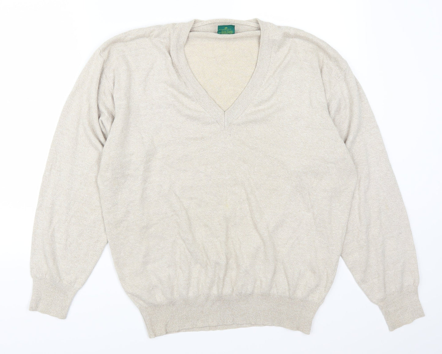 C&A Mens Beige   Pullover Jumper Size M