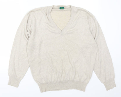 C&A Mens Beige   Pullover Jumper Size M