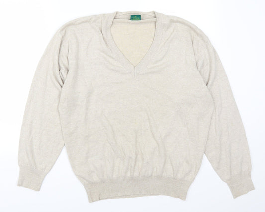 C&A Mens Beige   Pullover Jumper Size M