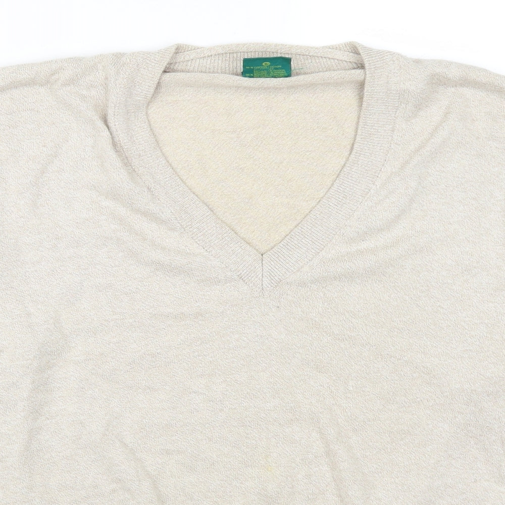 C&A Mens Beige   Pullover Jumper Size M