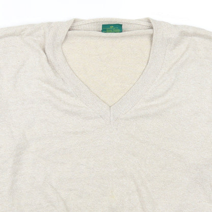 C&A Mens Beige   Pullover Jumper Size M