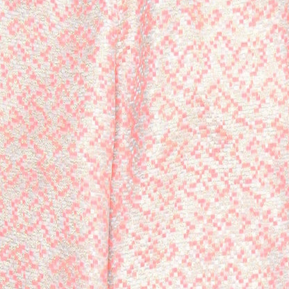 OPUS Womens Pink Geometric  Trousers  Size 29 in L27 in