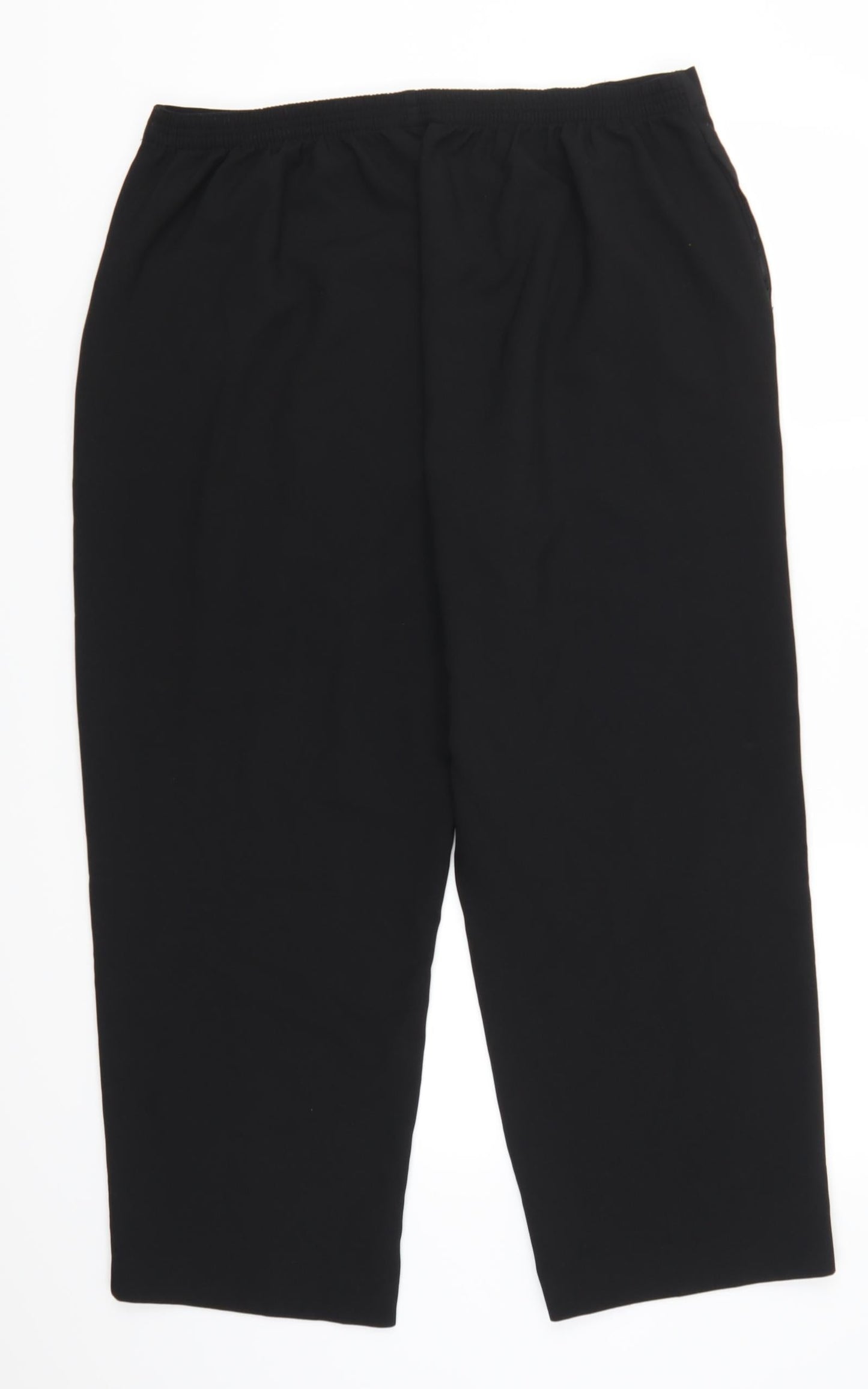 Womens UK Size 18 Bonmarché Regular Fit  Black Trousers