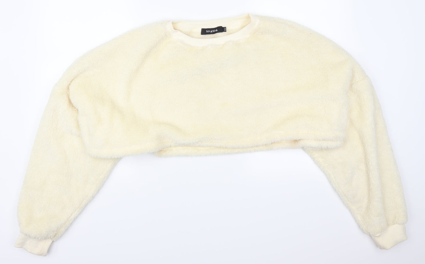 NaaNaa Womens Yellow  Fleece Top Pyjama Top Size S  - Loungewear