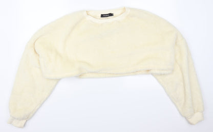 NaaNaa Womens Yellow  Fleece Top Pyjama Top Size S  - Loungewear