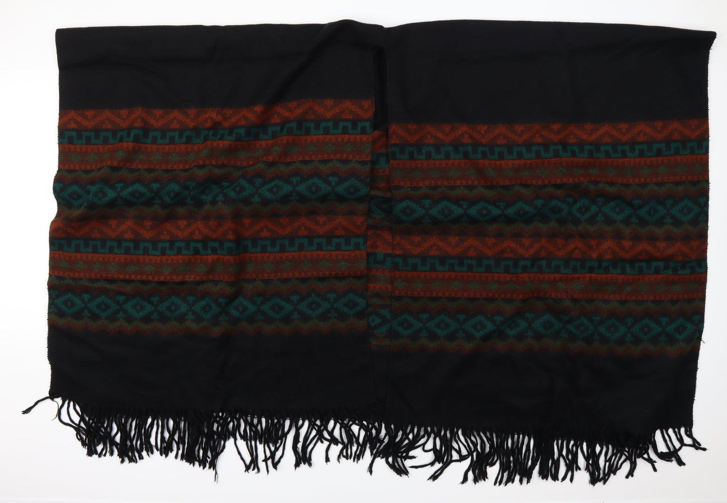 Preworn Womens Multicoloured Geometric   Shawl/Wrap