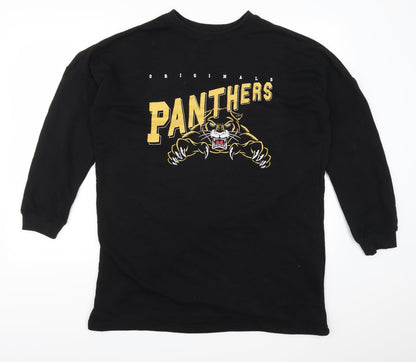 Missguided Womens Black   Pullover Sweatshirt Size 10  - Originals Panthers