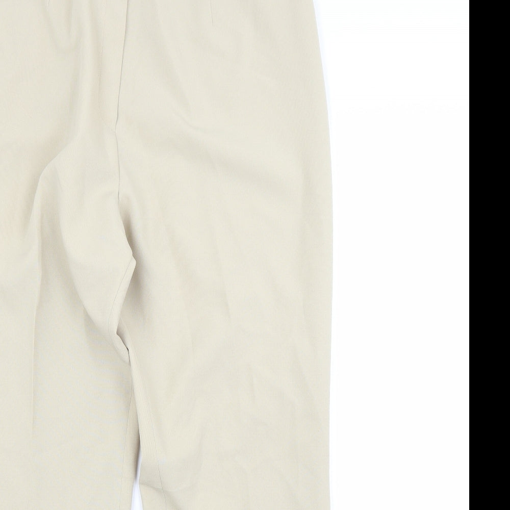 Womens UK Size 18 Agenda Regular Fit  Beige Trousers