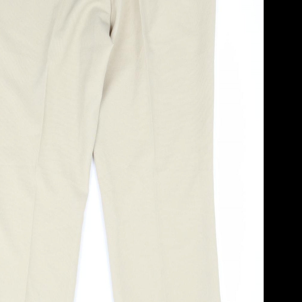 Womens UK Size 18 Agenda Regular Fit  Beige Trousers