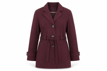 Womens UK Size 12 BHS Red Overcoat