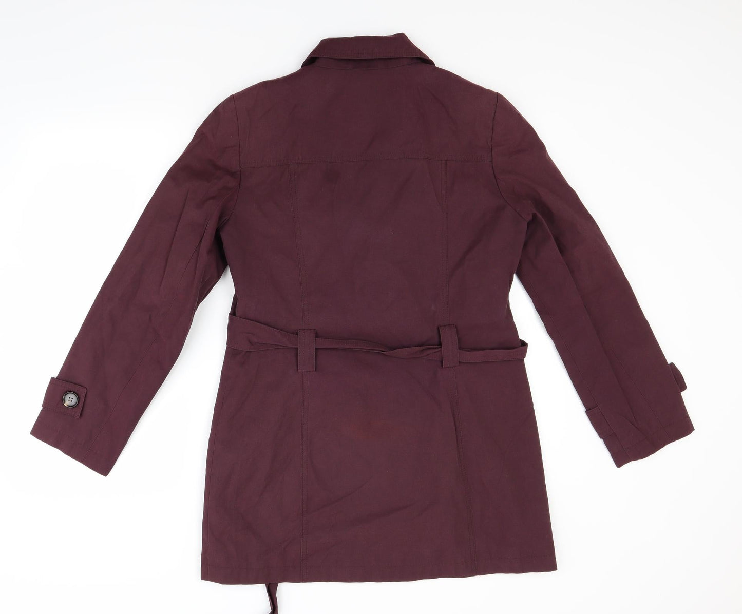 Womens UK Size 12 BHS Red Overcoat
