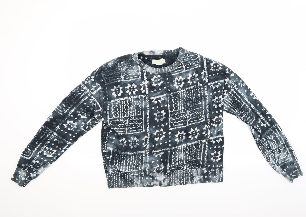 Womens Blue   Pullover Sweatshirt Size XS