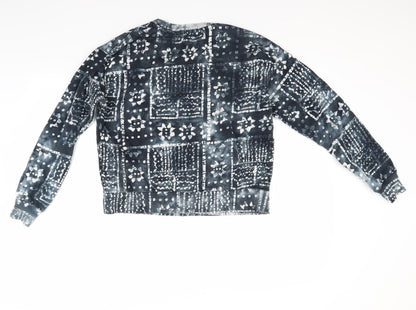 Womens Blue   Pullover Sweatshirt Size XS