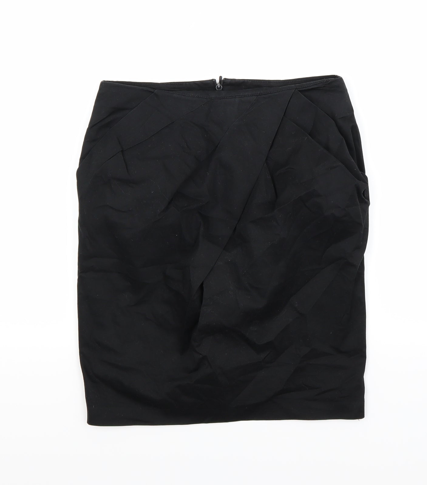 Oasis Womens Black  Canvas Mini Skirt Size 8