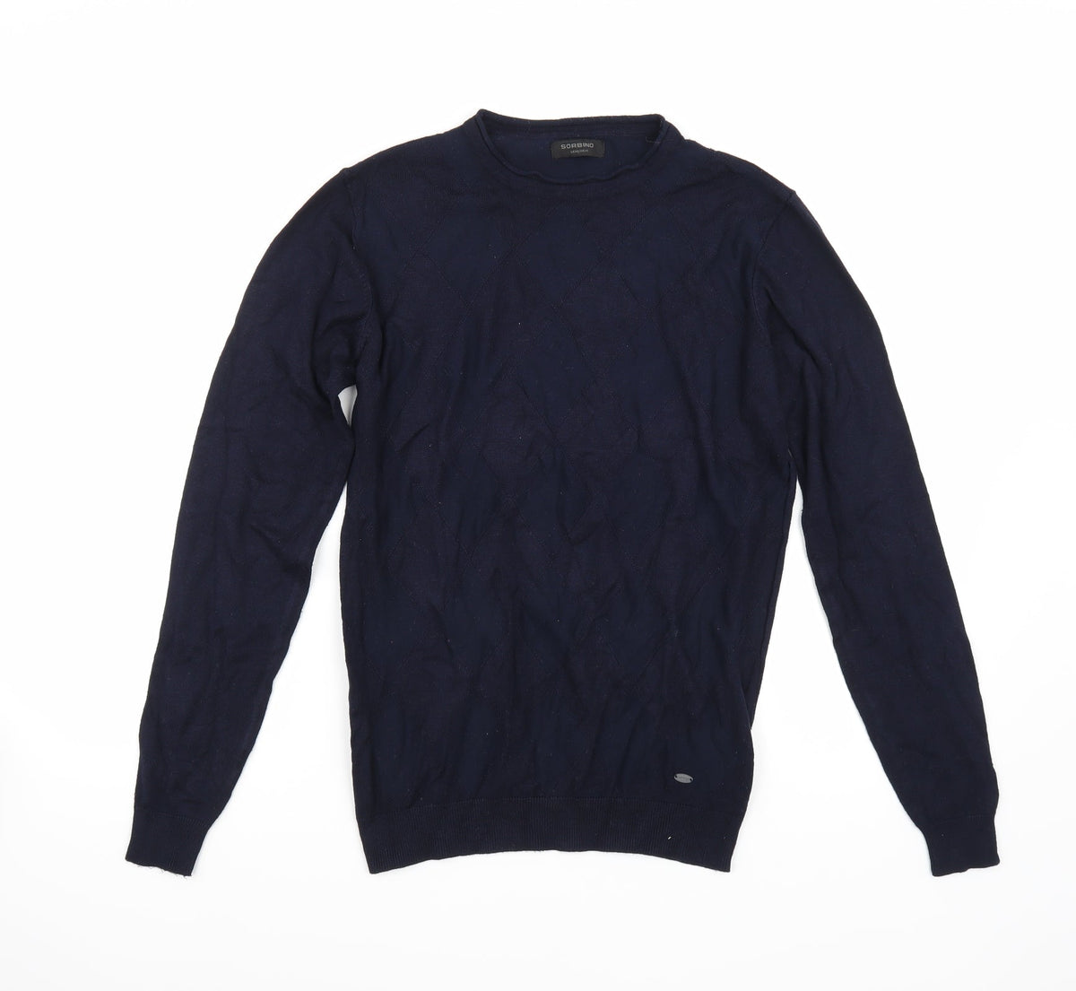Sobino Mens Blue   Pullover Jumper Size M