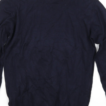 Sobino Mens Blue   Pullover Jumper Size M