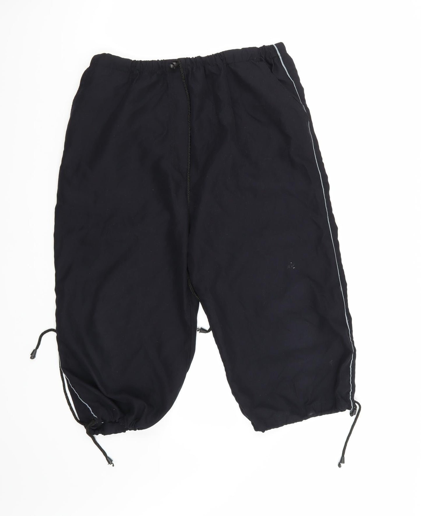 Nana fashion Womens Black   Cropped Trousers Size XL