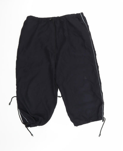 Nana fashion Womens Black   Cropped Trousers Size XL