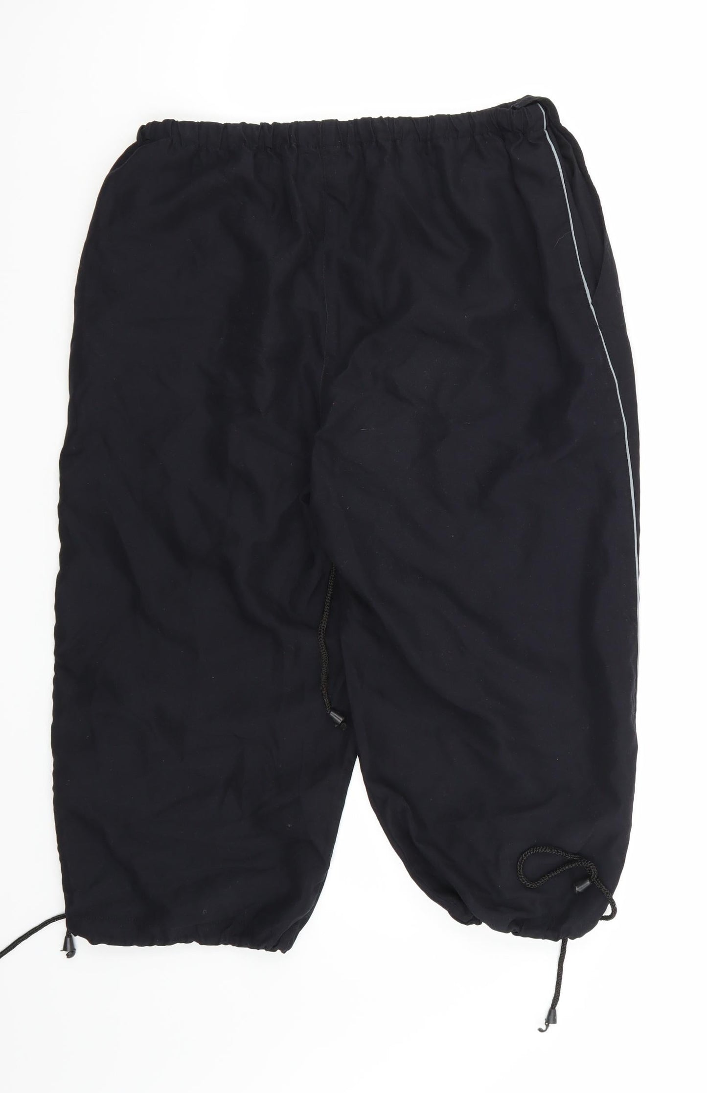 Nana fashion Womens Black   Cropped Trousers Size XL