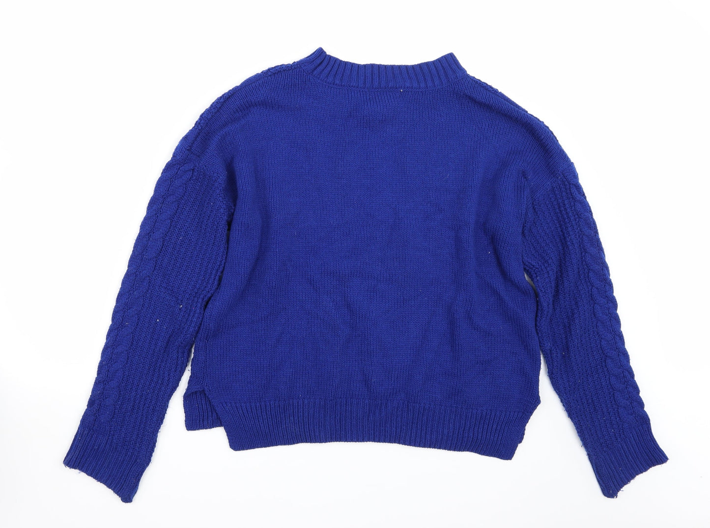 Papaya Womens Blue   Pullover Jumper Size M