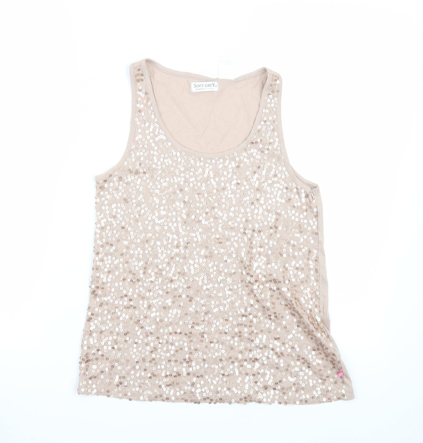 SOFT GREY Womens Pink   Basic Tank Size 8