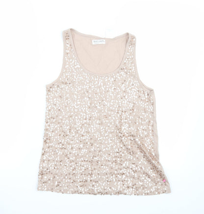 SOFT GREY Womens Pink   Basic Tank Size 8