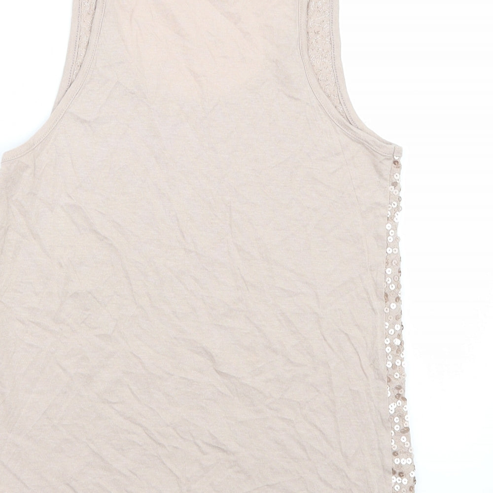 SOFT GREY Womens Pink   Basic Tank Size 8