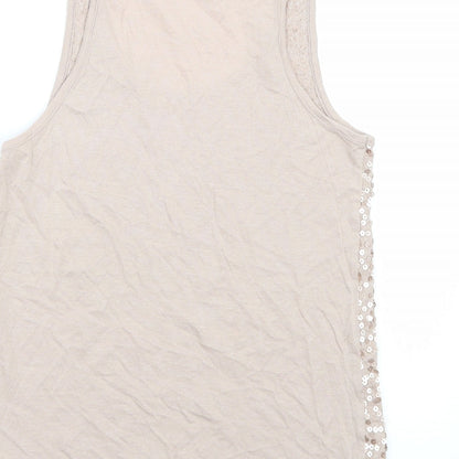 SOFT GREY Womens Pink   Basic Tank Size 8