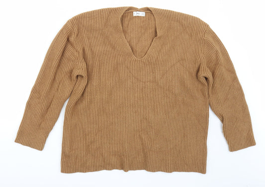 Mng Womens Brown   Pullover Jumper Size M