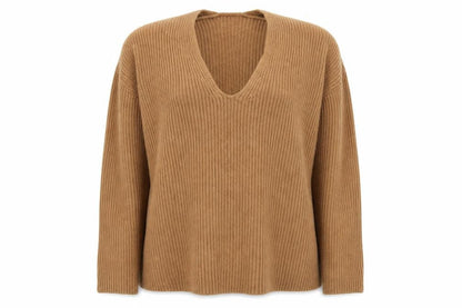 Mango Womens Brown   Pullover Jumper Size M