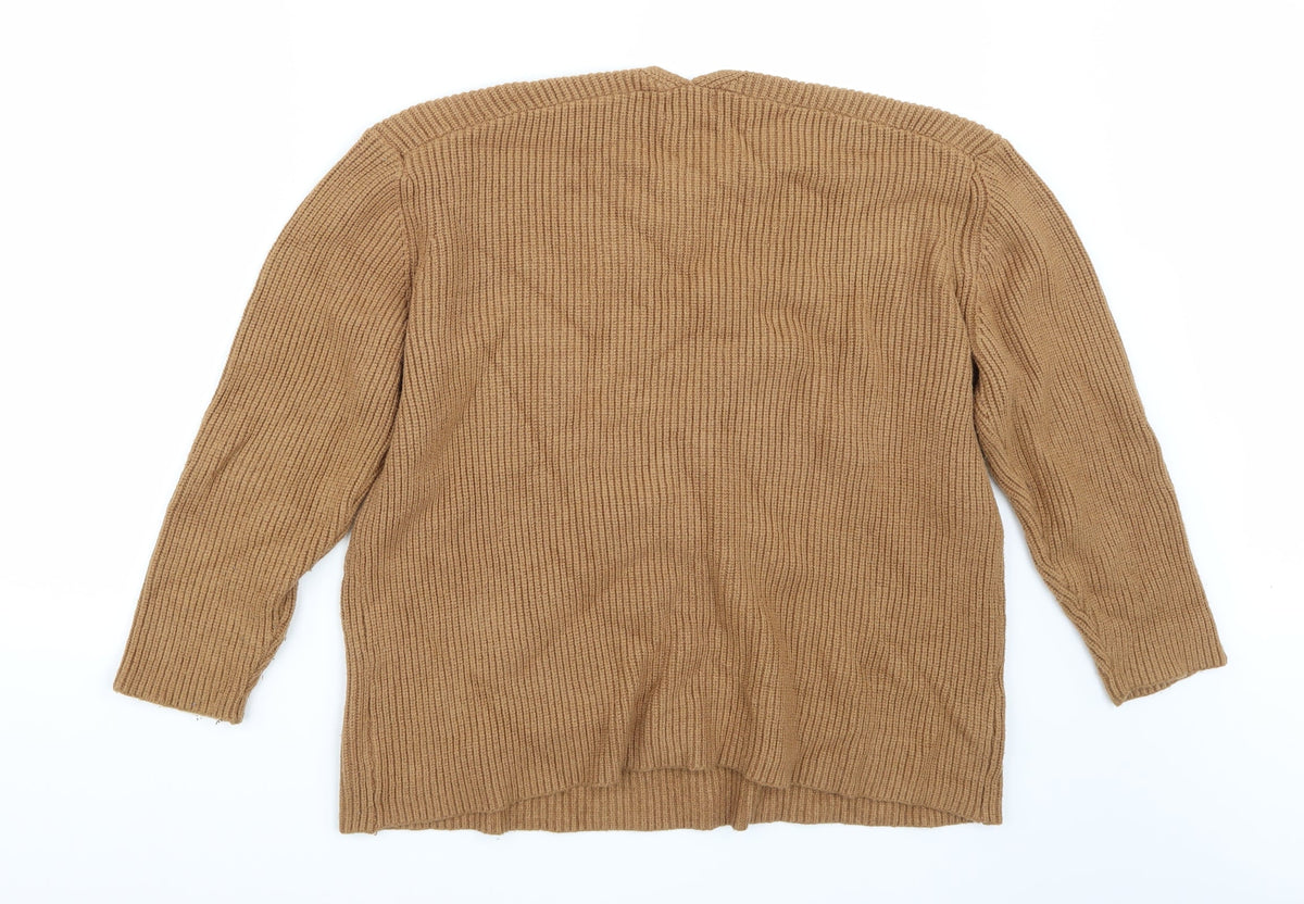 Mango Womens Brown   Pullover Jumper Size M