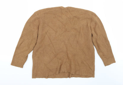 Mango Womens Brown   Pullover Jumper Size M