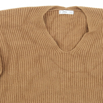Mango Womens Brown   Pullover Jumper Size M