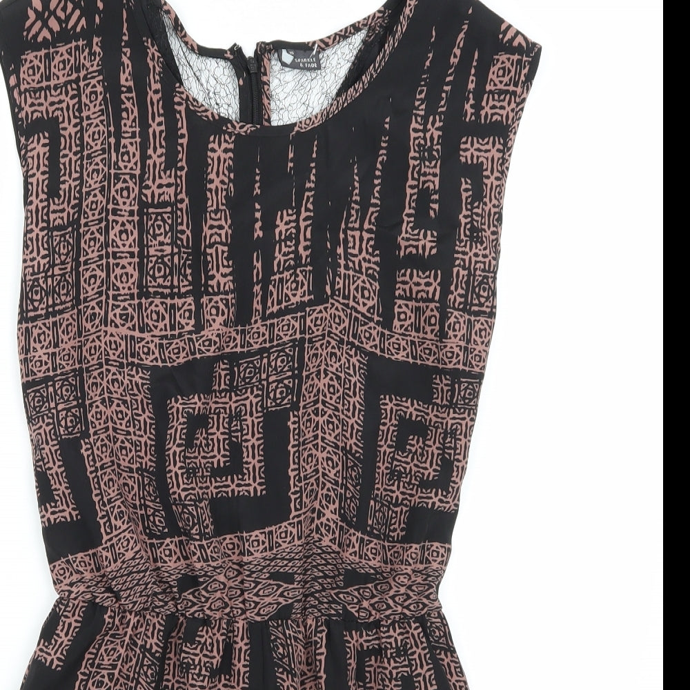 Sparkle & Fade Womens Black   Playsuit One-Piece Size XS