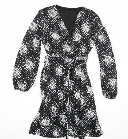 Wallis Womens Black   A-Line  Size 8
